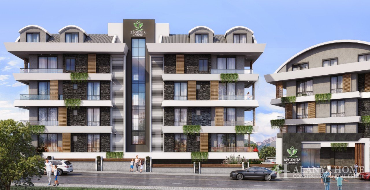 Begonia Garden Haluk Bey Oba Alanya Antalya Türkei Kauf Verkauf Immobilie einer möblierten Ein-Zimme